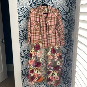 Aratta Silent Journey Gaia Maxi Shirt.  Size M